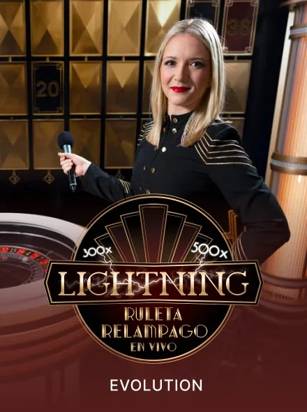 Portada de Lightning Roulette de Evolution
